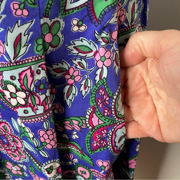 Talbots Paisley Fit & Flare Dress - Picture 7 of 12